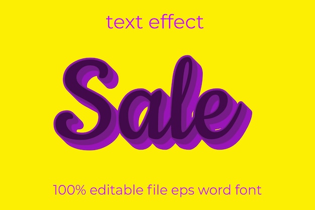 Effet de texte VENTE