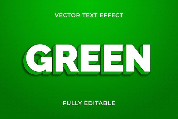 Effet de texte vert