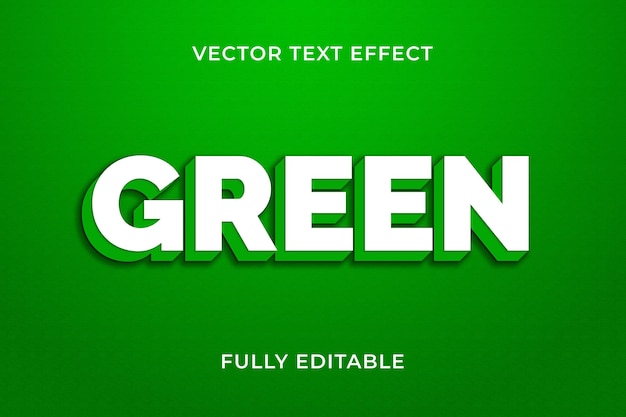 Effet De Texte Vert