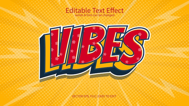 Effet de texte Vibes