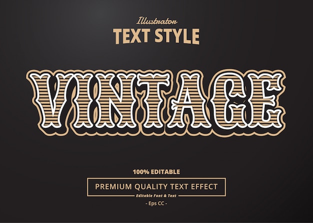 Effet De Texte Vintage