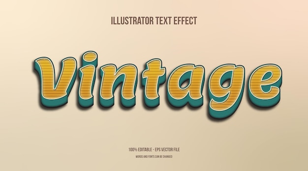 Effet De Texte Vintage