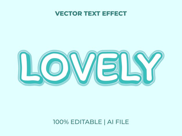 Effets de texte d'art modifiables uniques Effets textuels