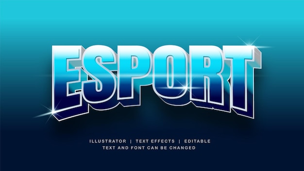 Effets de texte Esport