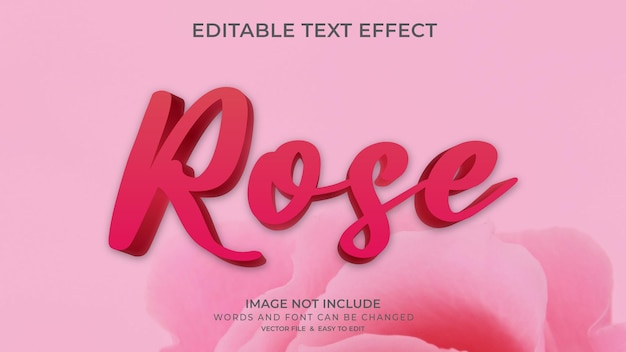 Effets de texte roses