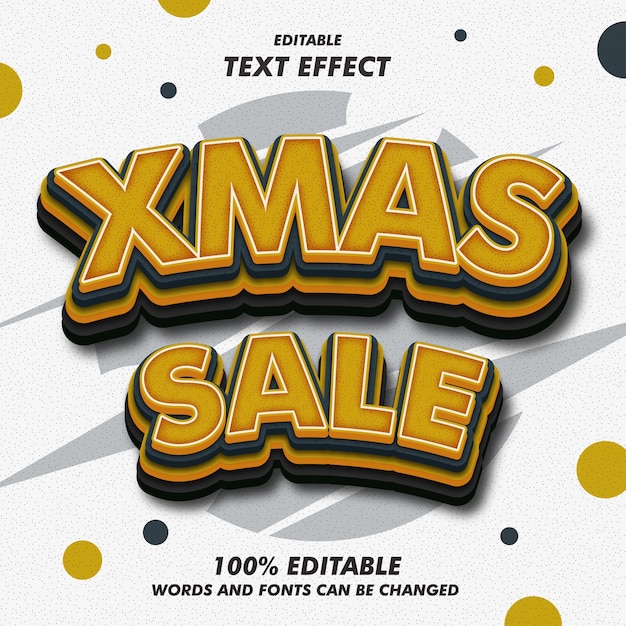 EFFETS DE TEXTE DE VENTE DE NOËL