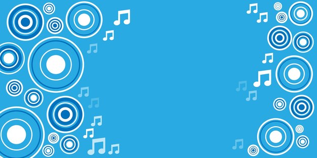 Égaliseur d'onde sonore moderneTechnologie audio impulsion musicale Illustration vectorielle sur fond bleu