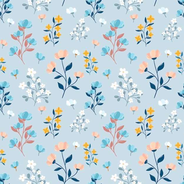 Élégant Motif Floral Sans Soudure. Imprimé Ditsy