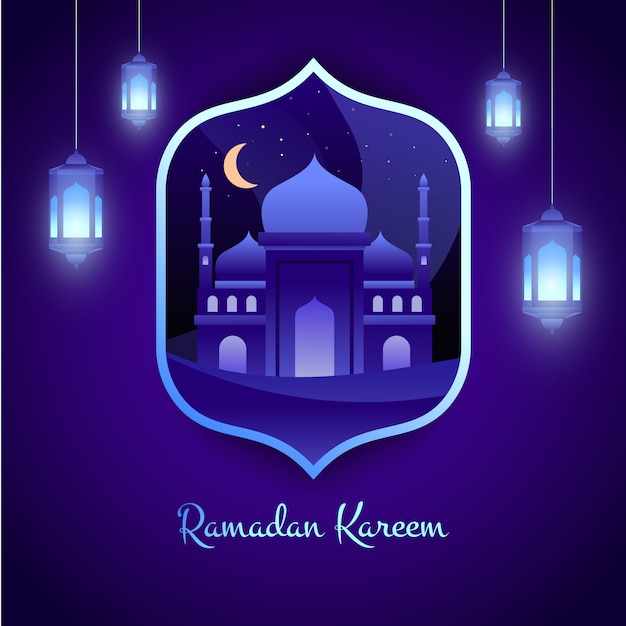 Vecteur Élégante illustration de ramadan kareem