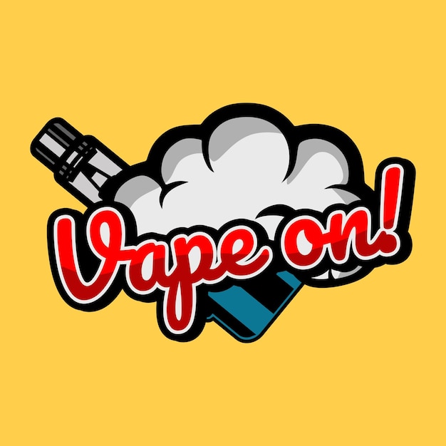 Élément D'art Du Logo Vape