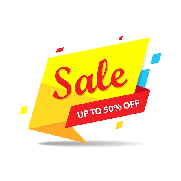 Élément de bannière de vente pour site et brochure