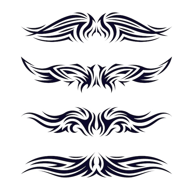 Élément De Bordure De Tatouage Maori