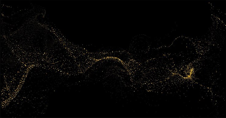 Élément de conception abstrait à l'or brillant pour la carte de vœux de Noël joyeux pour le Nouvel An