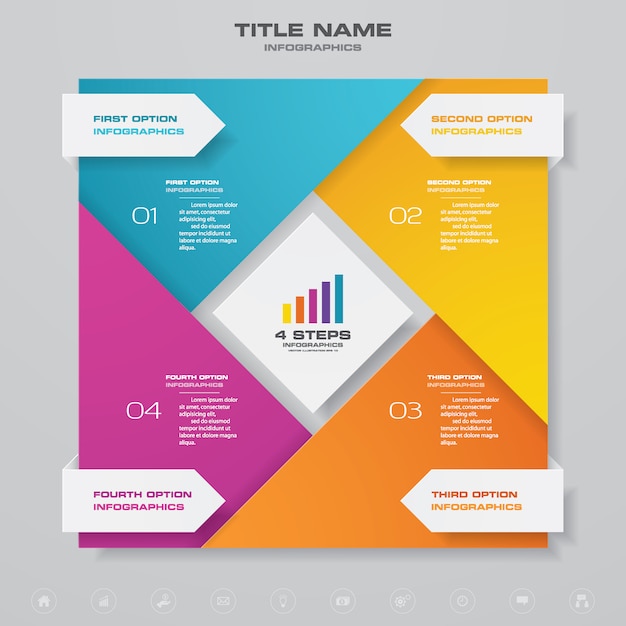 Élément De Conception Graphique Infographie