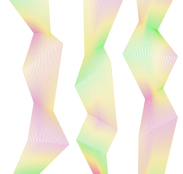 Élément de conception de nombreux effets de structure de lignes brisées08
