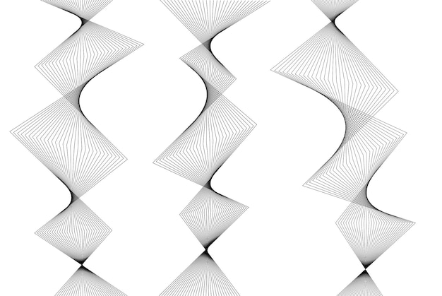 Élément de conception polygonal à partir de nombreuses lignes parallèles05