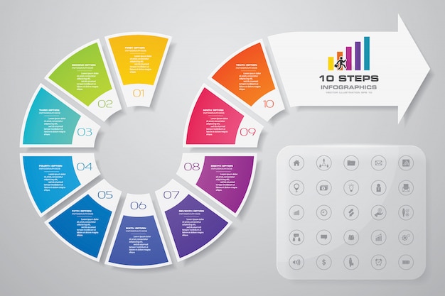 Élément De Design Infographie Flèche.