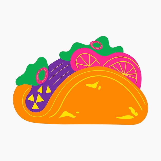 Vecteur Élément d'illustration de tacos