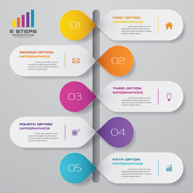 Élément D'infographie De La Chronologie