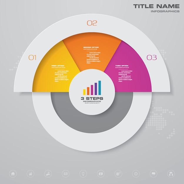 Élément D'infographie Graphique De Présentation.