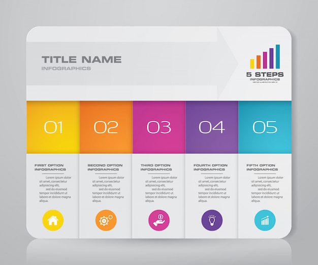 Élément D'infographie Graphique De Présentation.