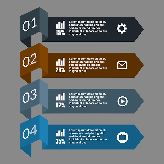 Élément D'infographie De Modèle De Conception De Vecteur Conceptuel