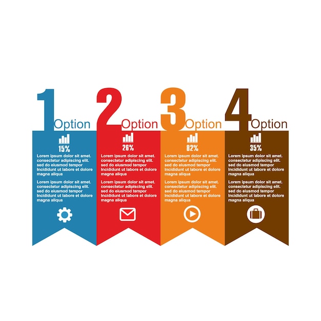 Élément d'infographie de modèle de conception de vecteur conceptuel
