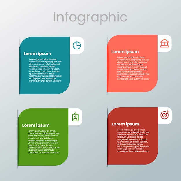 L'élément D'infographie Peut être Utilisé Pour La Mise En Page Du Flux De Travail