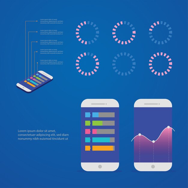 Vecteur Élément infographique