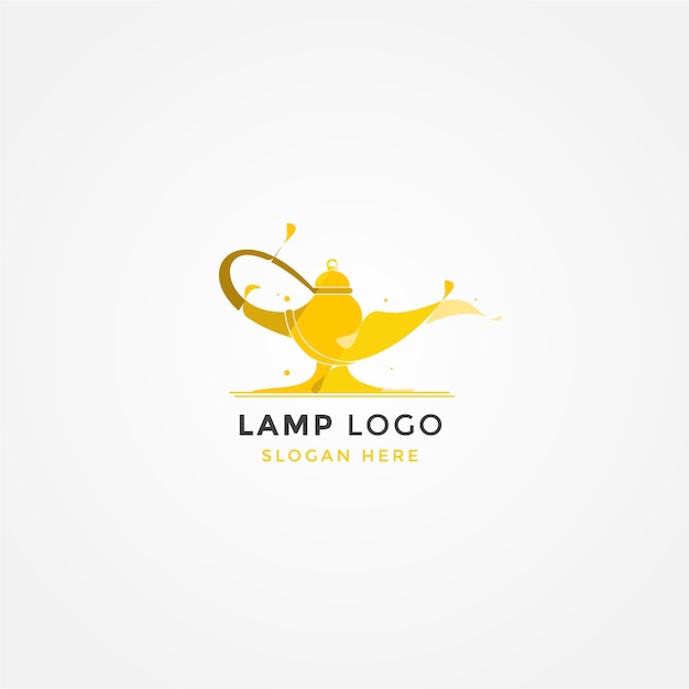 élément de logo de lampe