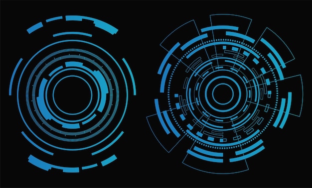 Élément numérique cyberpunk rétro futuriste