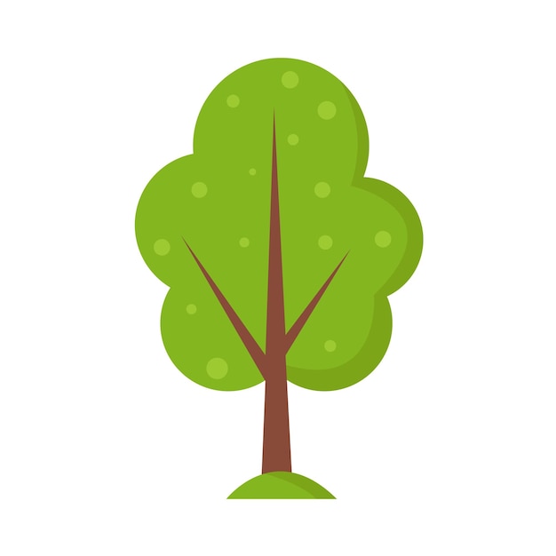 Élément plat de l'arbre