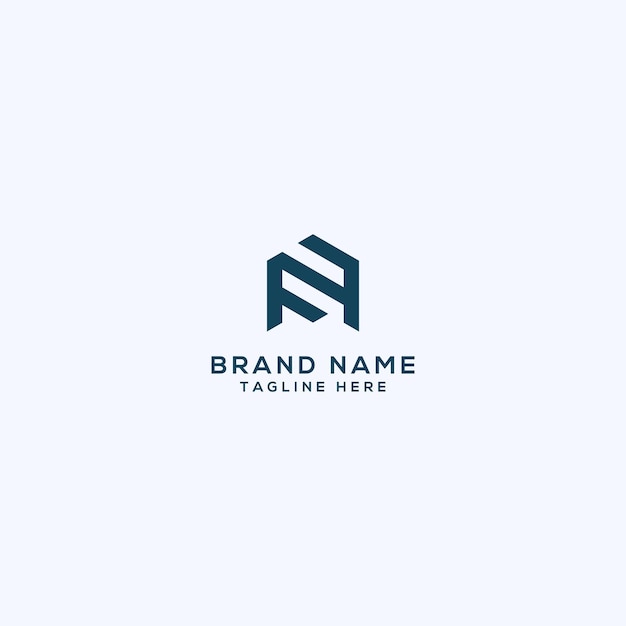 Élément vectoriel de conception du logo de la maison FF