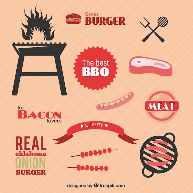 éléments de barbecue