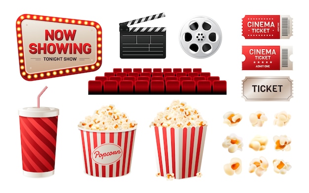 Éléments cinématographiques dans un style réaliste