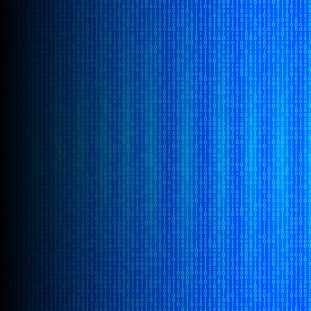 Éléments de conception Code informatique binaire motif demi-teinte fond sombre Illustration vectorielle eps 10 cadre avec texture de cryptographie de données numériques pour la technologie algorithme de réseau électronique