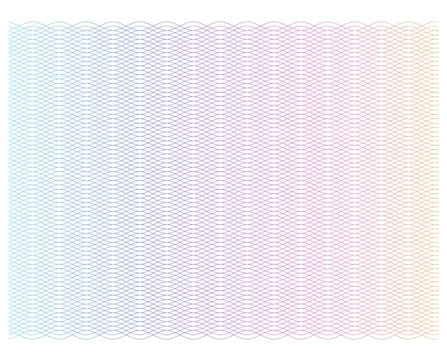 Des éléments de conception ondulés de nombreuses lignes étincelantes Des rayures ondulées verticales abstraites sur un fond blanc isolées Art linéaire créatif Illustration vectorielle EPS 10 style art déco pour invitation de mariage