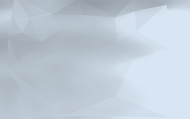 Éléments de conception Présentation des modèles d'entreprise Illustration vectorielle modifiable facile Mise en page EPS 10 pour brochure triangle monohrome treillis cristallin effet 3d sur fond blanc gris dégradé blanc