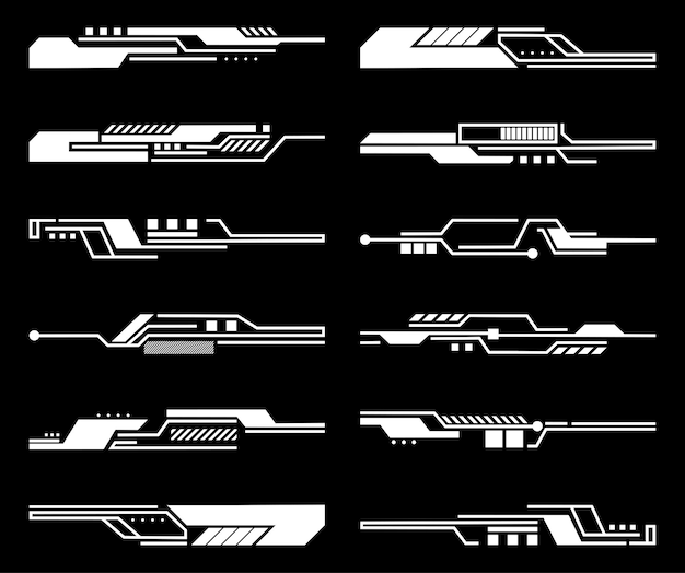 Éléments de conception technologique futuriste