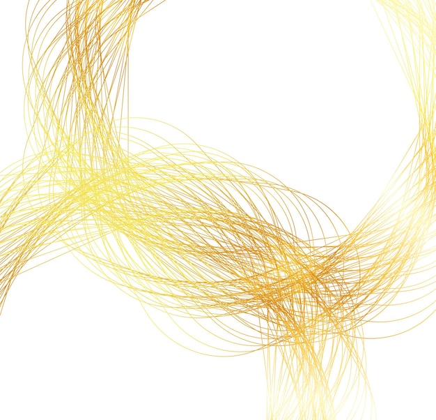Éléments de conception Vague de nombreuses lignes scintillantes Bandes ondulées de lueur verticale abstraite sur fond blanc isolé Dessin au trait créatif Illustration vectorielle EPS 10 style art déco pour invitation de mariage