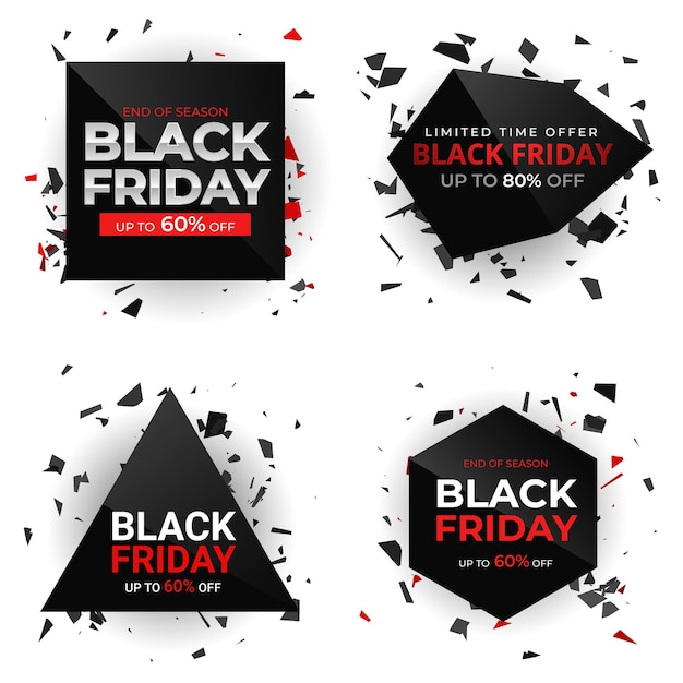 Éléments De Conception De Vente Black Friday