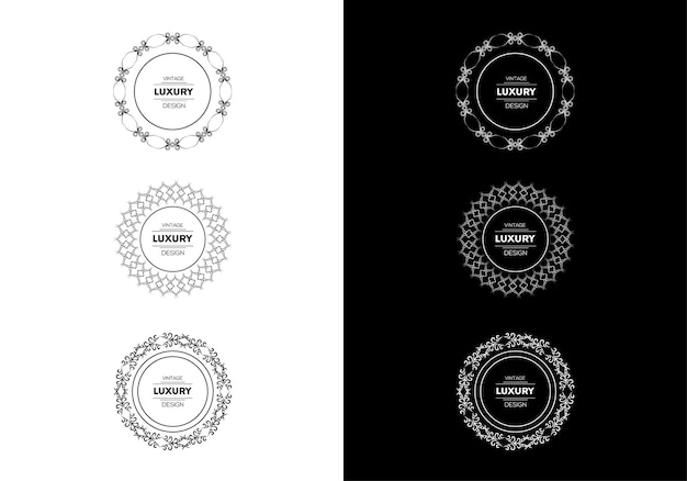 Éléments De Décoration Et D'ornements Conception D'ornement Floral