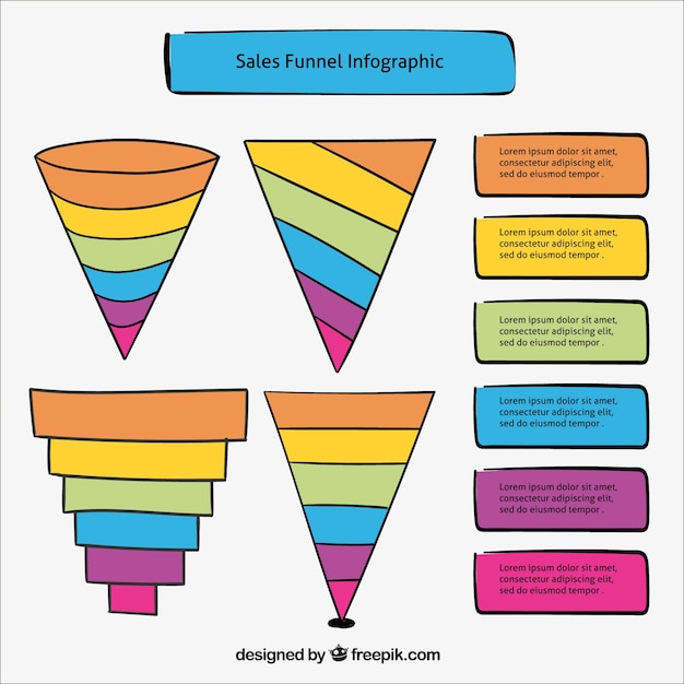 Éléments Dessinées à La Main Pour Infographies