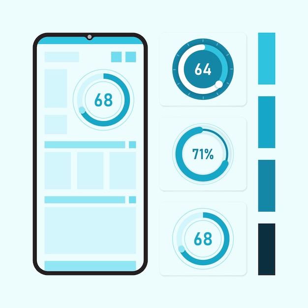 éléments graphiques pour la conception de l'interface utilisateur