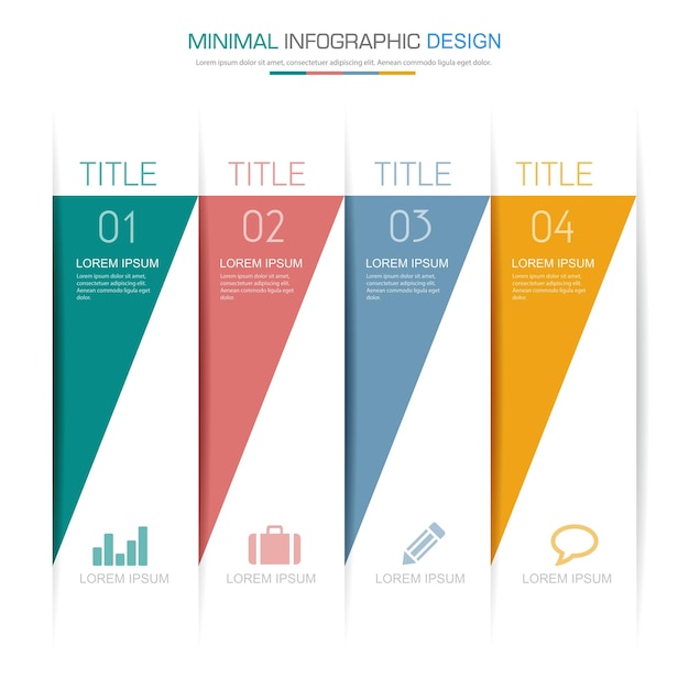 Éléments D'infographie Avec L'icône De L'entreprise Sur Le Processus De Cercle De Fond En Couleur Ou Les étapes Et Les Options Des Diagrammes De Flux De Travailélément De Conception Vectorielle Illustration Eps10