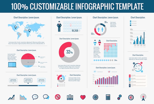 Éléments D'infographie De La Technologie