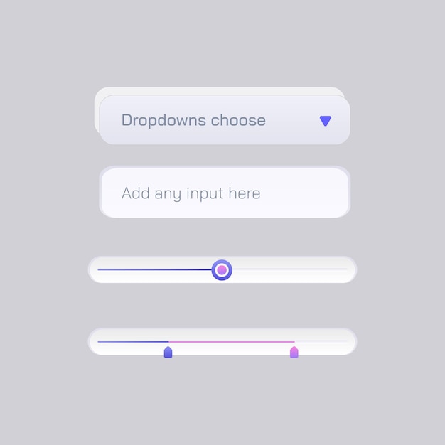 éléments d'interface utilisateur