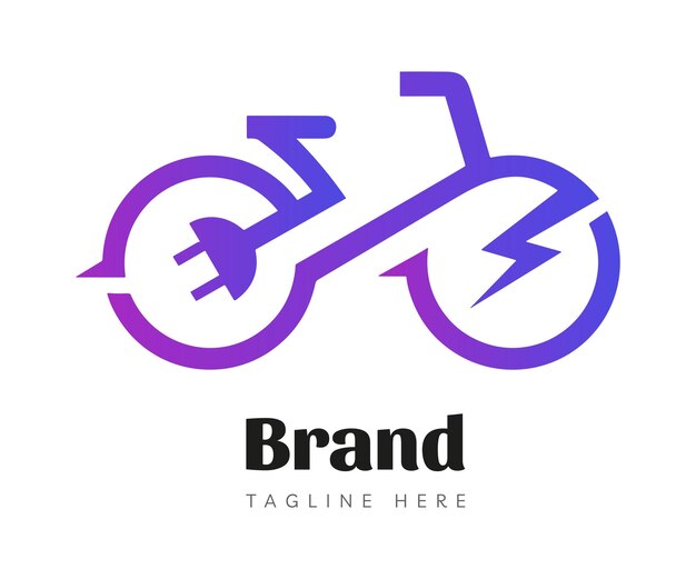 Vecteur Éléments de modèle de conception d'icône de vélo utilisables pour l'image de marque et les logos commerciaux