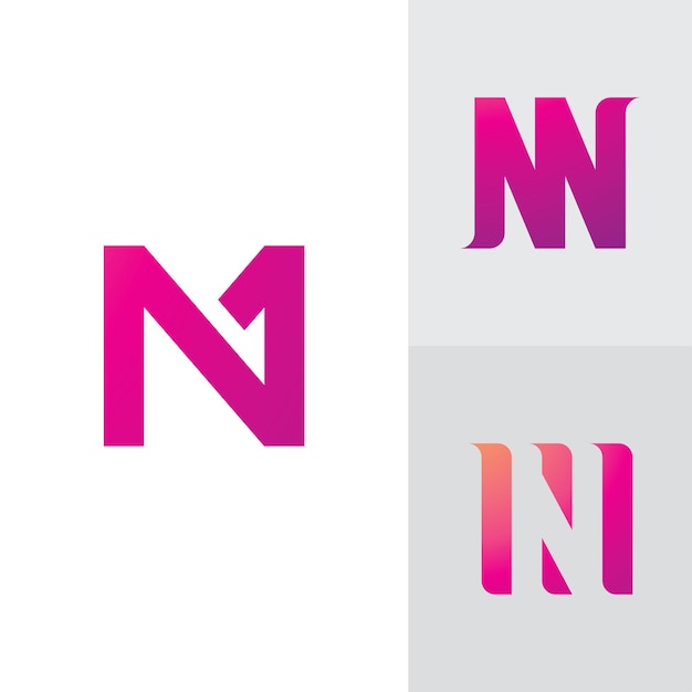 Éléments de modèle lettre M logo icon design