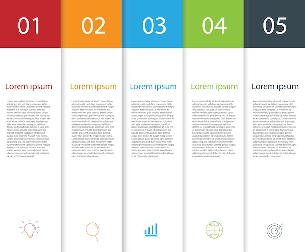 Éléments Modernes Pour L'infographie.